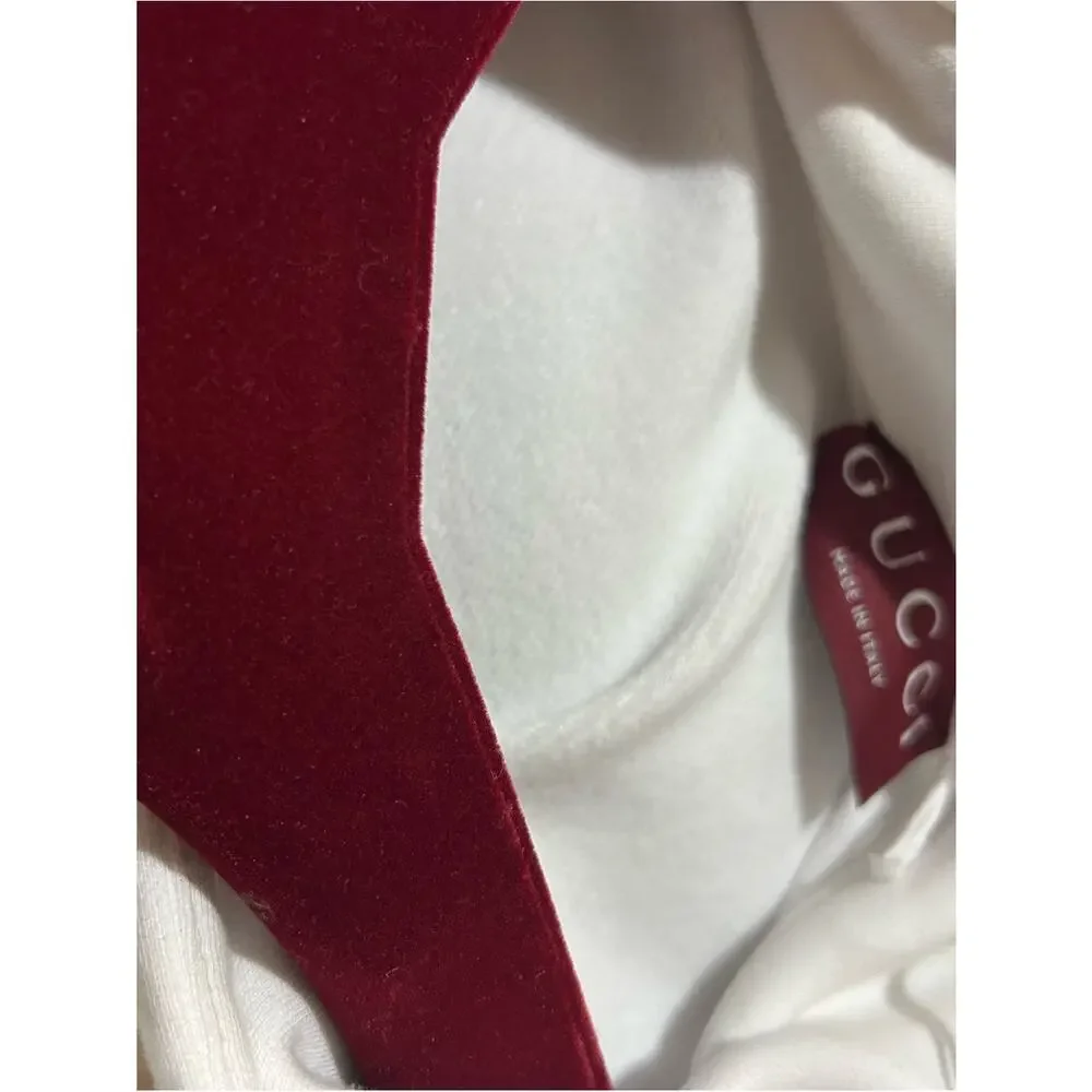 Men's Gucci, embroidered cotton hoodie, size XXL made in Italy